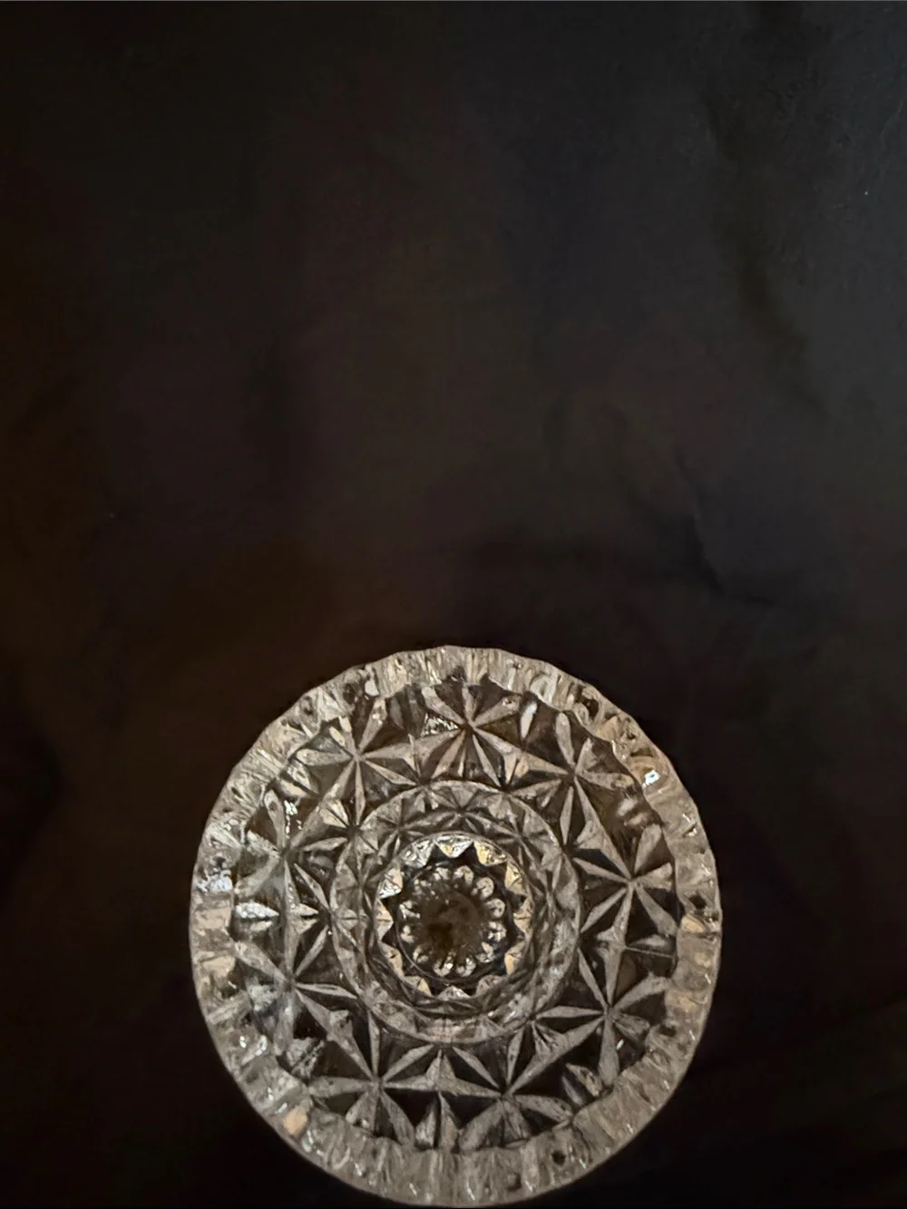 Princess house crystal tooth pick holder bud vase
